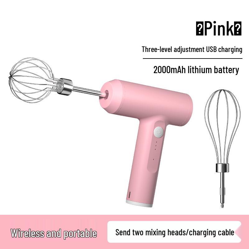 Stainless Steel Electric Egg Beater & Cream Whipper for Household Baking Dual Head