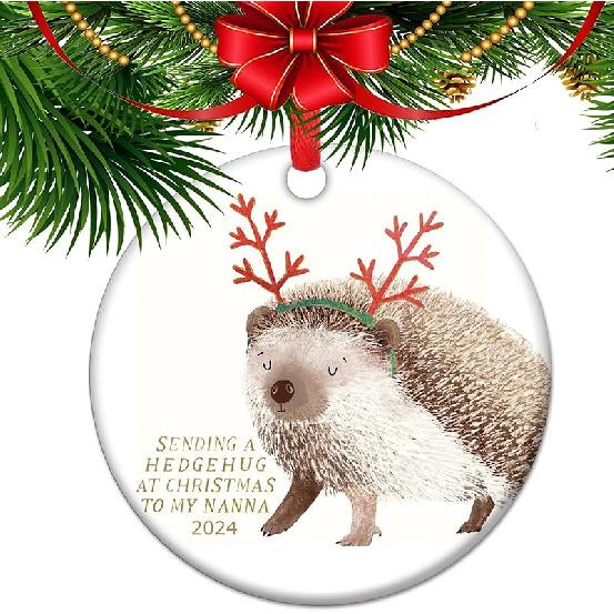 Son-in-Law Ceramic Ornament from Mother-in-Law, Christmas Ornament Keepsake Gift, Wedding Gift to The Groom