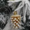 6Pcs Lovely Pine Cone Festival Xmas Decoration Christmas Tree Hanging Ornament