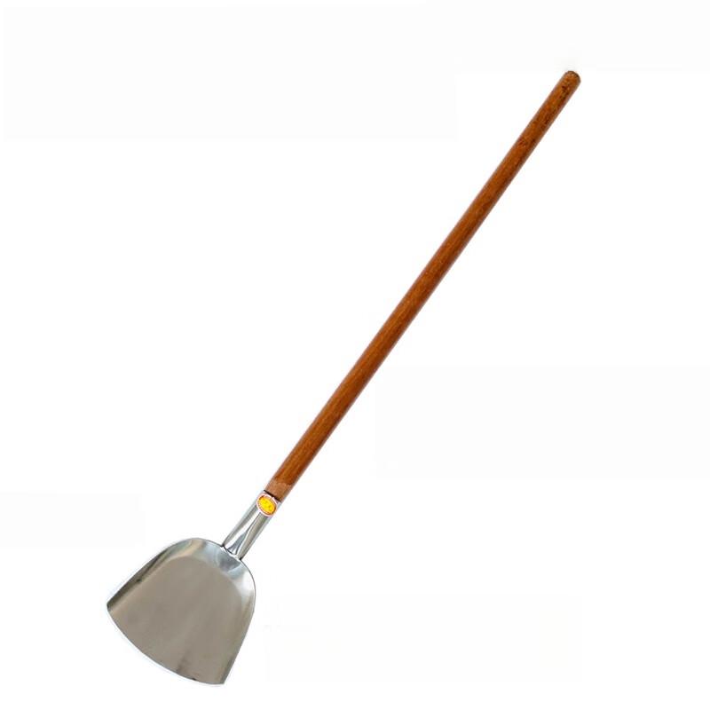 MOLUONA Stainless Steel Wooden Handle Wok Spatula