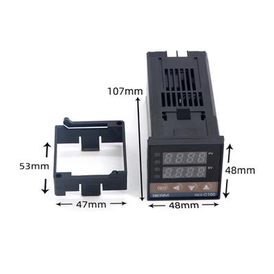 REX-C100FK07-V*AN Intelligenter Temperaturregler SSR-Ausgang + SSR-40 DA + M6 1M Kabel 3er Set