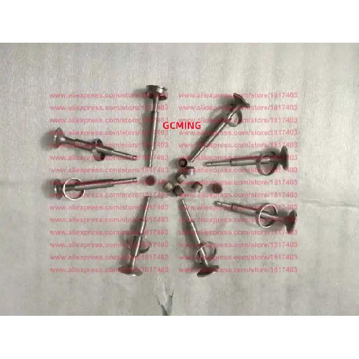 Laidong 4L22BT Valve Repair Kit , Intake Valve 4L22-03005 + Exhaust Valve 4L22-03004 + Valve Guide + Valve Seat + Valve Oil Seal
