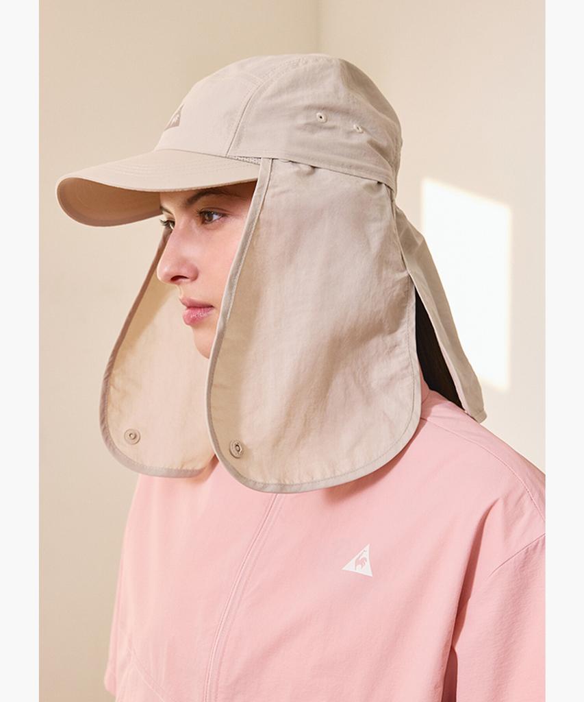 LECOQ Travel Sunshade Cap - Beige Qr223Acp42