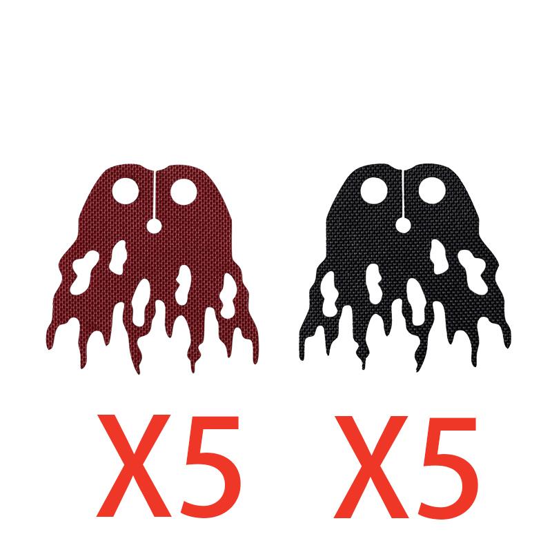 MOC Średniowieczne Wojskowe Klocki Budowlane Mini Klocki Figurki Wojowników Prezenty Kolorowy Nadrukowany Płaszcz Zbroja Tarcza Akcesoria Zabawka DIY