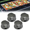 4 Piece Set of 48mm Gas Stove Knobs with Stylish Design and Functionality