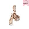 Sparkling Pine Cone Dangle Charm 789557c01