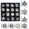 2026 Irregular Painted Electroplated Christmas Balls - 6cm, 24pcs Set for Creative Tree Ornaments.