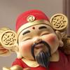 Neue chinesische Statue des Gottes des Reichtums für Wohnzimmereingang