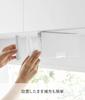 Yamazaki Turm Plastiktüten-Aufbewahrung x x Schwebendes Einfachmodell 10250 Unter-Schrank-Halter, Schlank, Mittel, Weiß, B3,6 T26,5 H14,8cm, Aufbewahrung, Zugriff,