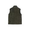 Stone Island Vest Color Block Zipper Chest Pocket Stand Collar Kids vests Green 771662043-V0058