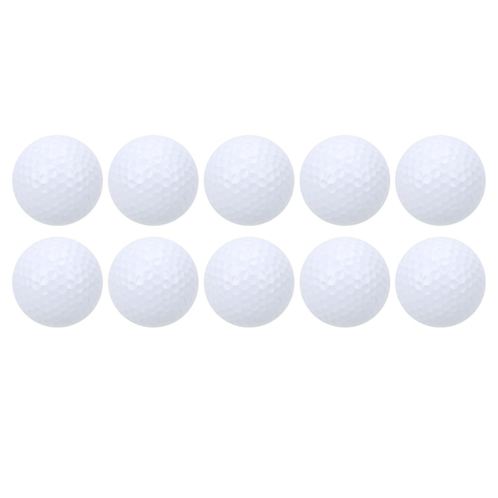 10Pcs Double Layer Golf Practice Balls Soft Putting Training Balls Golf Accessory