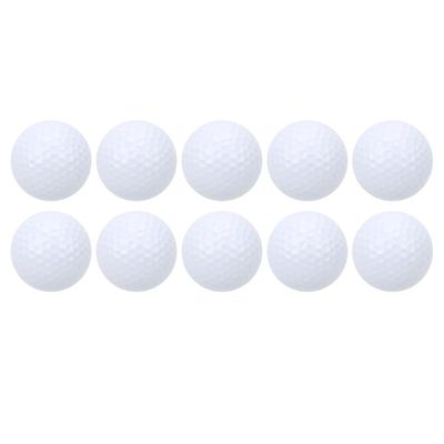 10Pcs Double Layer Golf Practice Balls Soft Putting Training Balls Golf Accessory