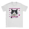 Herren T-Shirt Save The Earth Eat Plastic Lustiges Meme Süße Katze Lässig Baumwolle T-Shirts Kurzarm T-Shirt Rundhals Oberteile Große Größen