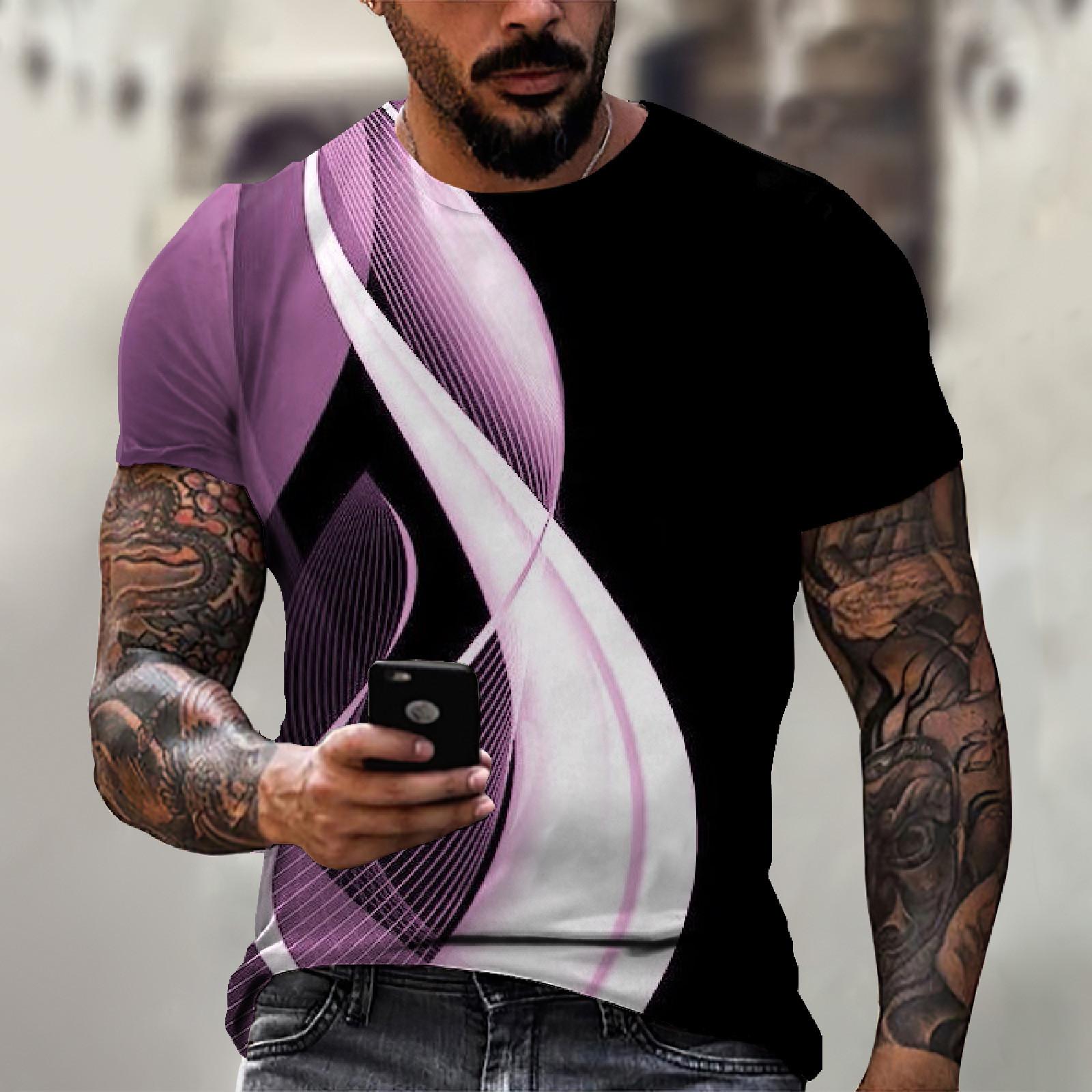 

Мужская футболка с коротким рукавом и принтом, летняя, с круглым вырезом, трендовая, повседневная, свитшот, большие размеры, свободные футболки XL