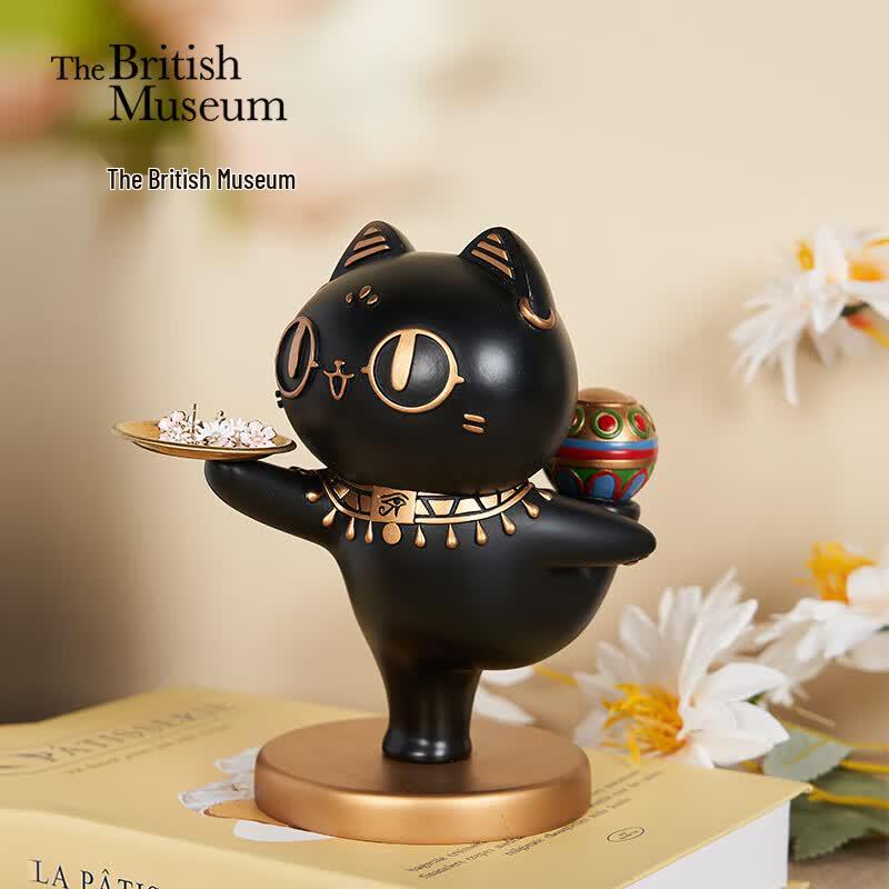 British Museum Cat Desktop Ornament & Storage