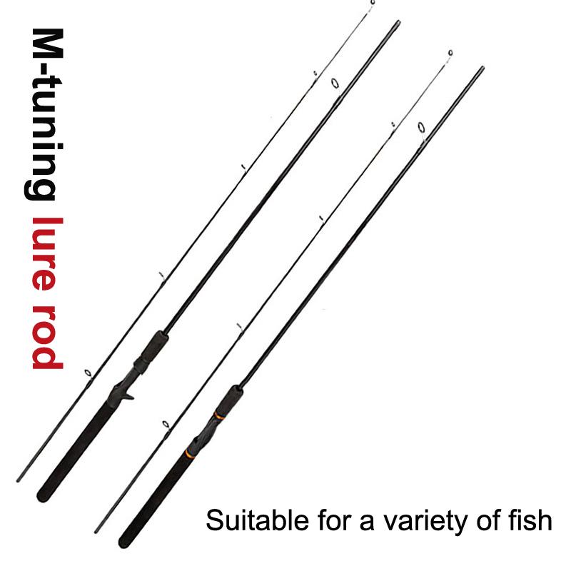 1 Pcs Black Luya Rod Water Drop Wheel Fishing Rod Fishing Accessories