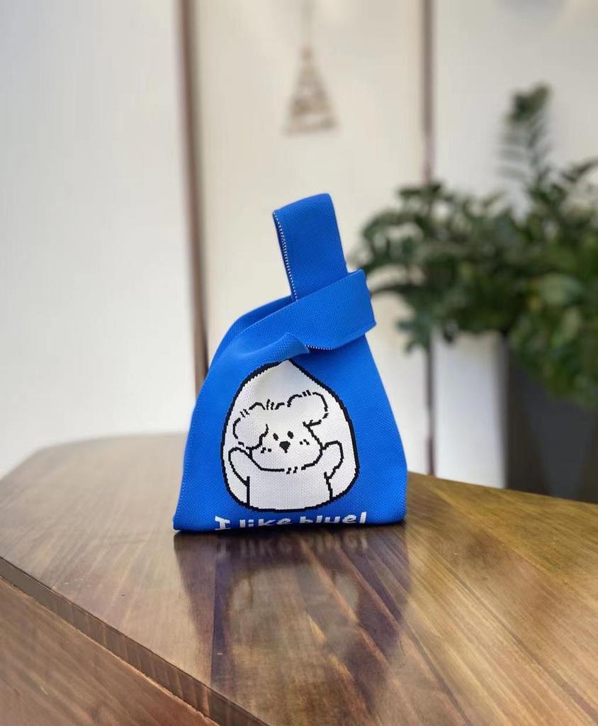 Chic Portable Knitted Handbag - Xiaohongshu Recommended Cute Style