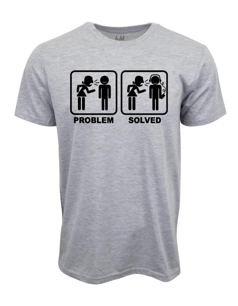 Problem Solved Graphic T Shirt S