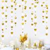 10PCS Sewn Latte 4m Valentine's Day Birthday Party Wedding Decoration Arrangement Flag