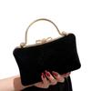 Trendy Party Purse with Detachable Chain Strap Shoulder Bag Handbag Suitable for Formal Occasions Black
