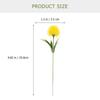 10 Pcs Faux Hydrangea Flowers Artificial Dandelion Elegant Fake Realistic Dandelions Yellow Simulation Adornment Office