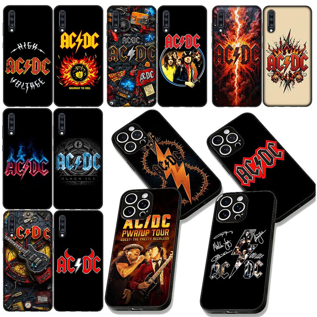 A-Acdc Poster Handyhülle für Samsung Galaxy A06 A05 A14 A50 A51 A52 A12 A13 A23 A70 A07 A25 A26 A72 A56 Hülle Case
