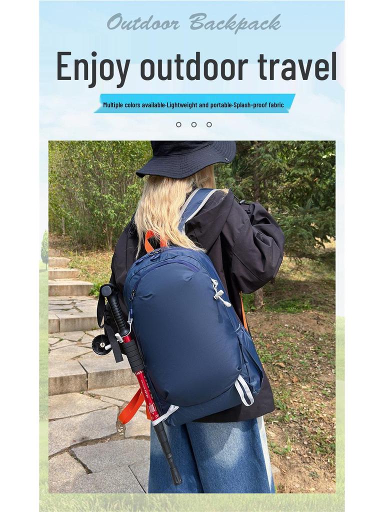 New Versatile Fashion Backpack: Casual Shoulder Bag for Outdoor Hiking, Mountaineering, and Camping.