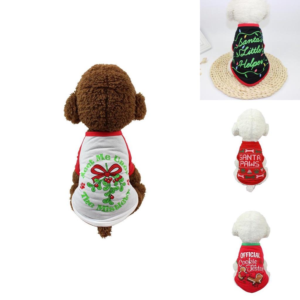 Gemütliche Weihnachts-Haustierkleidung Hunde Weihnachtsmann Pullover Shirt für entzückende Welpen und Katzen
