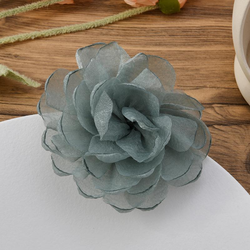 

Винтажная брошь в виде большой цветка из пряжи «звездное небо», нишевая, с высоким чувством стиля, элегантная, супер-фея, тканевая брошь, женские аксессуары для пальто, булавка