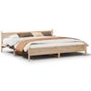 Solid Wood Bed Without Mattress 180x200 Cm Pine Wood