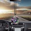 Car Ornament Pendant Metal Wheel Hub Flywheel Hanging Hip-hop Auto Interior Rear View Mirror Decoration Dangle Trim Accessories