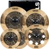 MEINL Cymbals Classics Custom Dual Series Cymbal Trash and Ride Expanded Set CCDU4680 Set 14" Hi-Hat, 16" Crash, 18" Crash, 20"