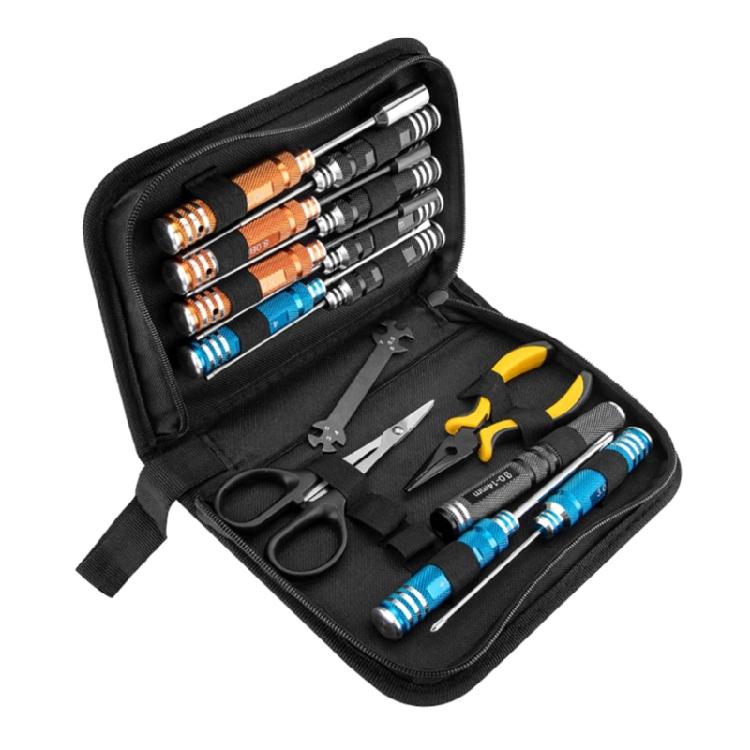 

Heavy Duty 14 Tool Multipurpose Kit With 3Nm Torques Capacity For Model Building And Household Repairs 1