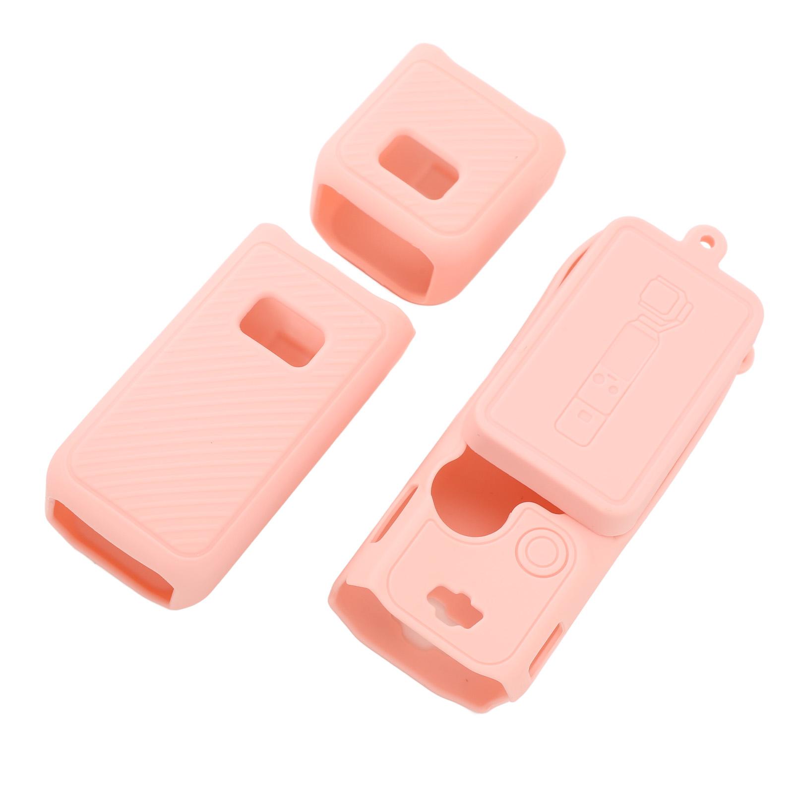 

Спортивный чехол для камеры, предотвращающий появление отпечатков пальцев, пылезащитный мягкий силиконовый защитный чехол для камеры Osmo розовый