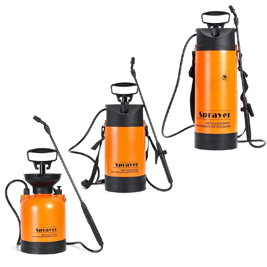 8L /3L/ 5L PP Plastic Orange Agriculture and Garden Manual Pressure Sprayer Air Pressure Type with Shoulder Strap New