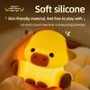 Dimmable Highland Cow Night Light Touch Sensor Animal Lamp Squishy Silicone Lamp  Nursery Bedroom