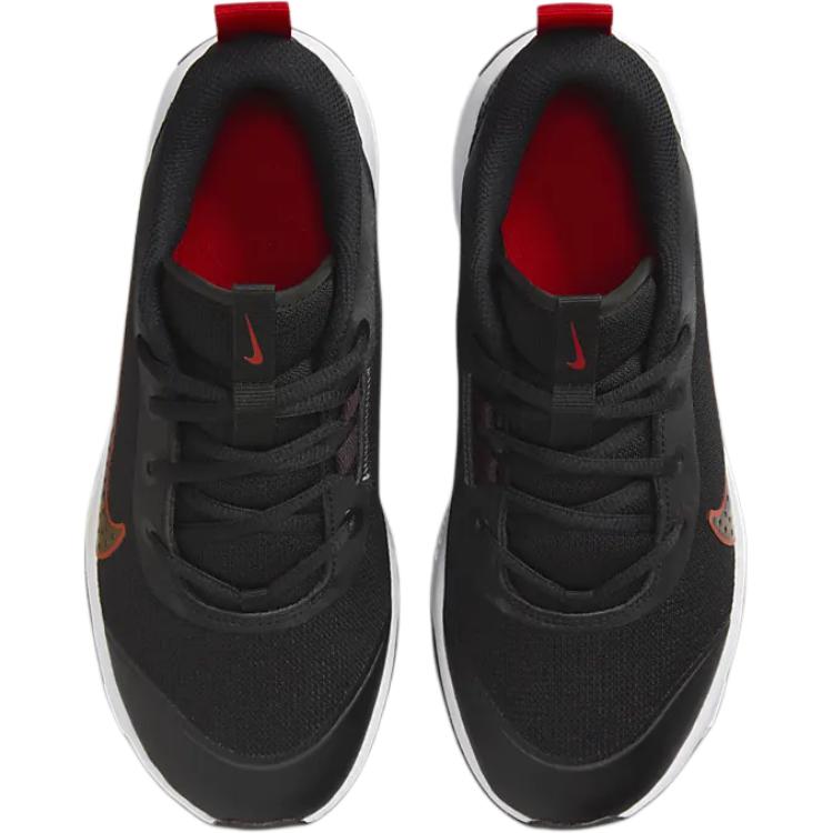 Nike Omni Multi-Court GS Black Gym Red Kids Sneakers Cement-Grey Burgundy-Ash DM9027-008