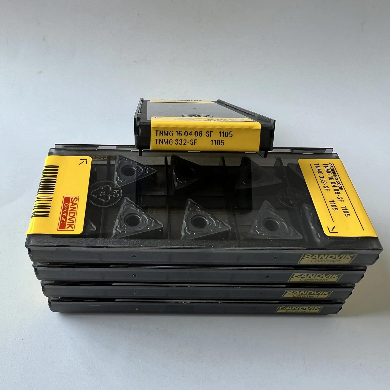 

Original Sandvik / TNMG160408-SF 1105 CNC lathe carbide blade tool 10 Pcs