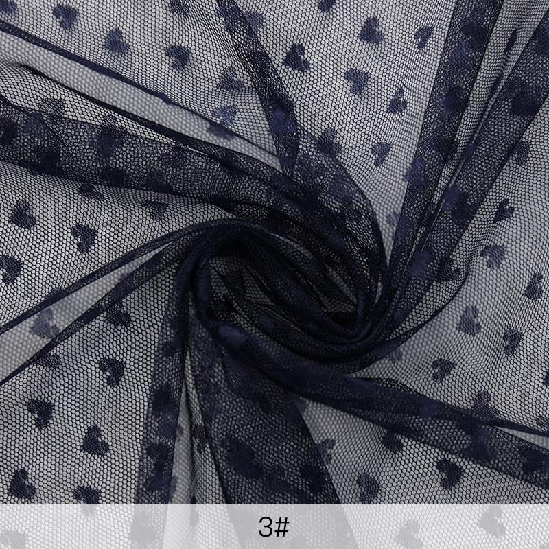 160x90cm Herzförmiger Weicher Tüll Mesh Stoff Für Kinder Prinzessinnenkleid Vorhang Zubehör DIY Nähen Rockstoff TJ20220