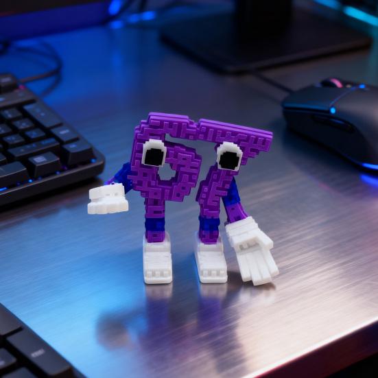 3D Printed 67 Figurine Six Seven Collectible Figure Cartoon Number Home Office Desktop Decoration Ornament Fans Gift