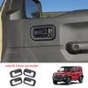 For Suzuki Jimny Nomade -2025 ABS carbonfiber door handle bowl window rise switch gear Handbrake AC vent Navigation cover
