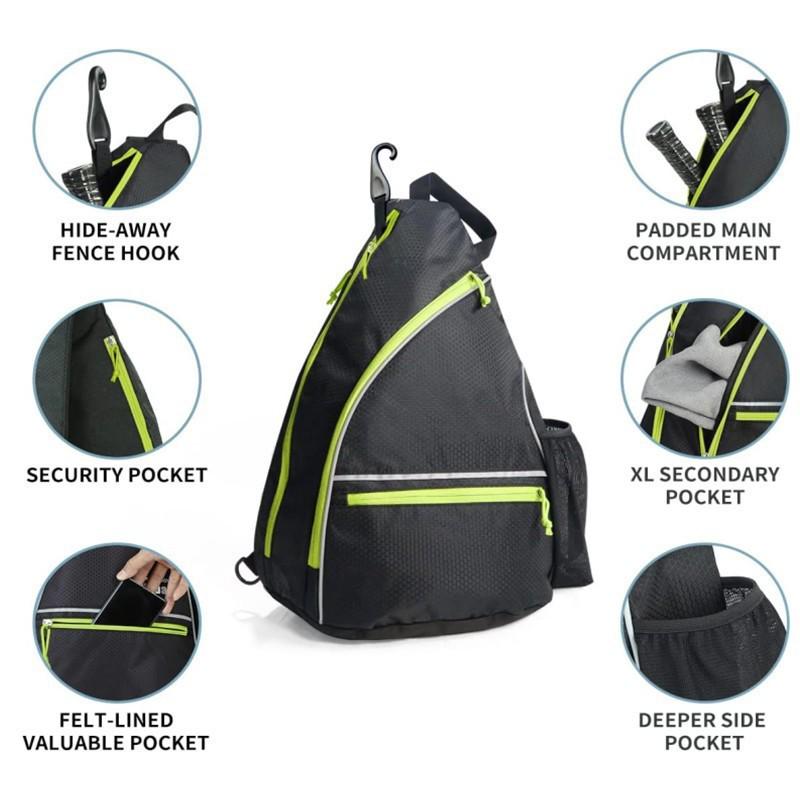 Unisex Pickleball & Tennis Racket Backpack - Travel & Portable Storage Case