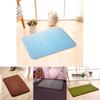 Luxuriously Soft Memory Foam Bath Mat With Coral Velvet And Non-slip Bottom