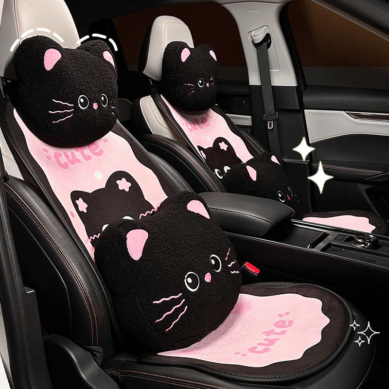 Car Seat Cushion Universal Four Seasons High-end Car Seat Cushion Creative Cute Cartoon Seat Cover Interior Supplies