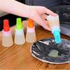 NEW Portable Oil Bottle Barbecue Brush Silicone Kitchen bbq Cooking Tool Baking Pancake Barbecue Camping Accessories Gadgets