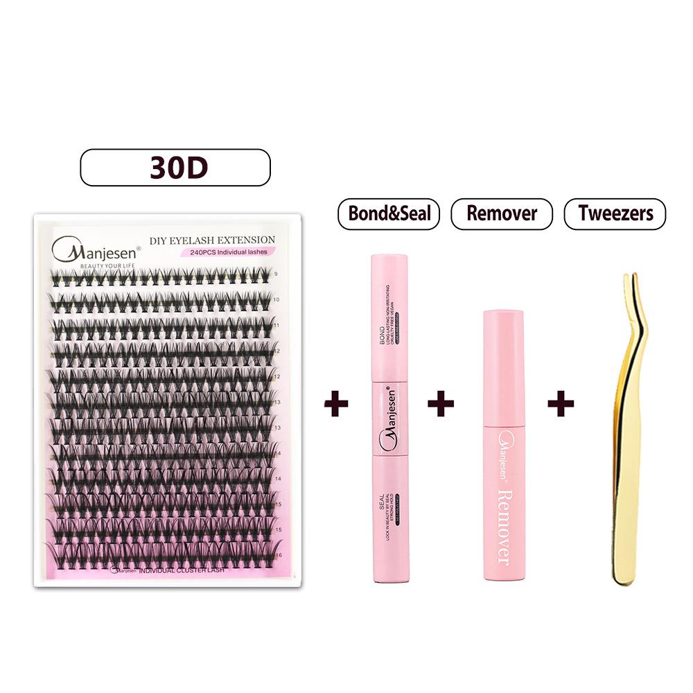 DIY Segmented Cluster False Eyelashes
