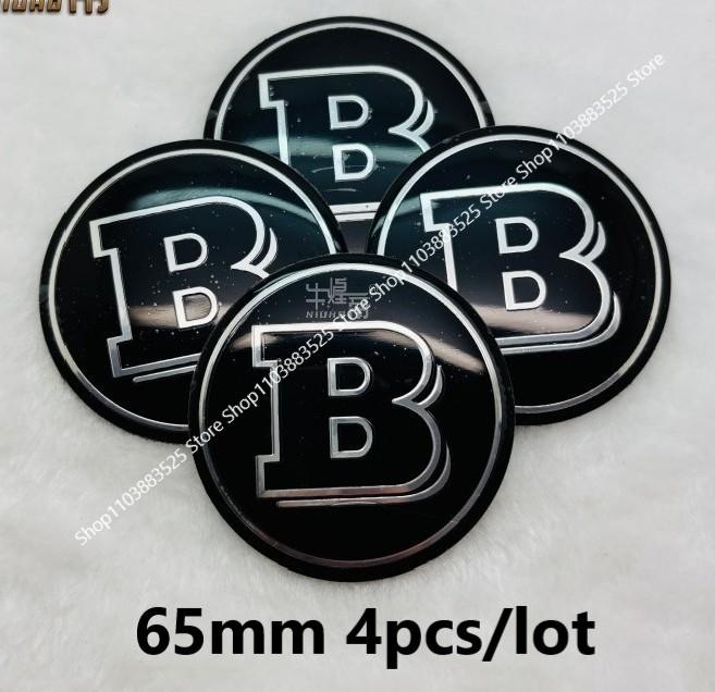 4Pcs Modified wheel hubcap B logo Emblem Badge sticker for W464 G63 G65 W463 G500 G350 W213 W204 W205 W253 W210 W211 W220