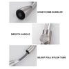 Rotatable Silver Stainless Steel Pull Out Type Faucet Sink Kitchen Water Mixer Taps Cold And Hot Water Head Nozzle New