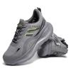Scarpe di Sicurezza Nere da Uomo Coibentate Antiscivolo - Calzature con Costruzione Anti-Odore, Resistenti all'Usura, Anti-Schiacciamento, Anti-Perforazione