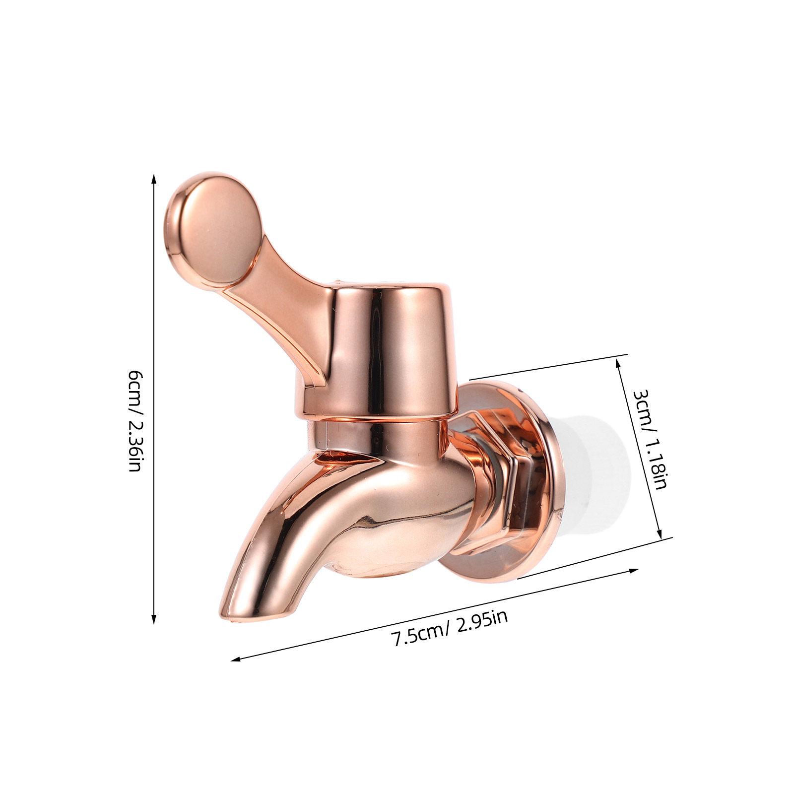 

Beverage Dispenser Spigot Replacement 17-21Mm Hole Fit Heavy Duty Faucet for Water Jug Cooler Efficient Flow Design Commercial золотистий